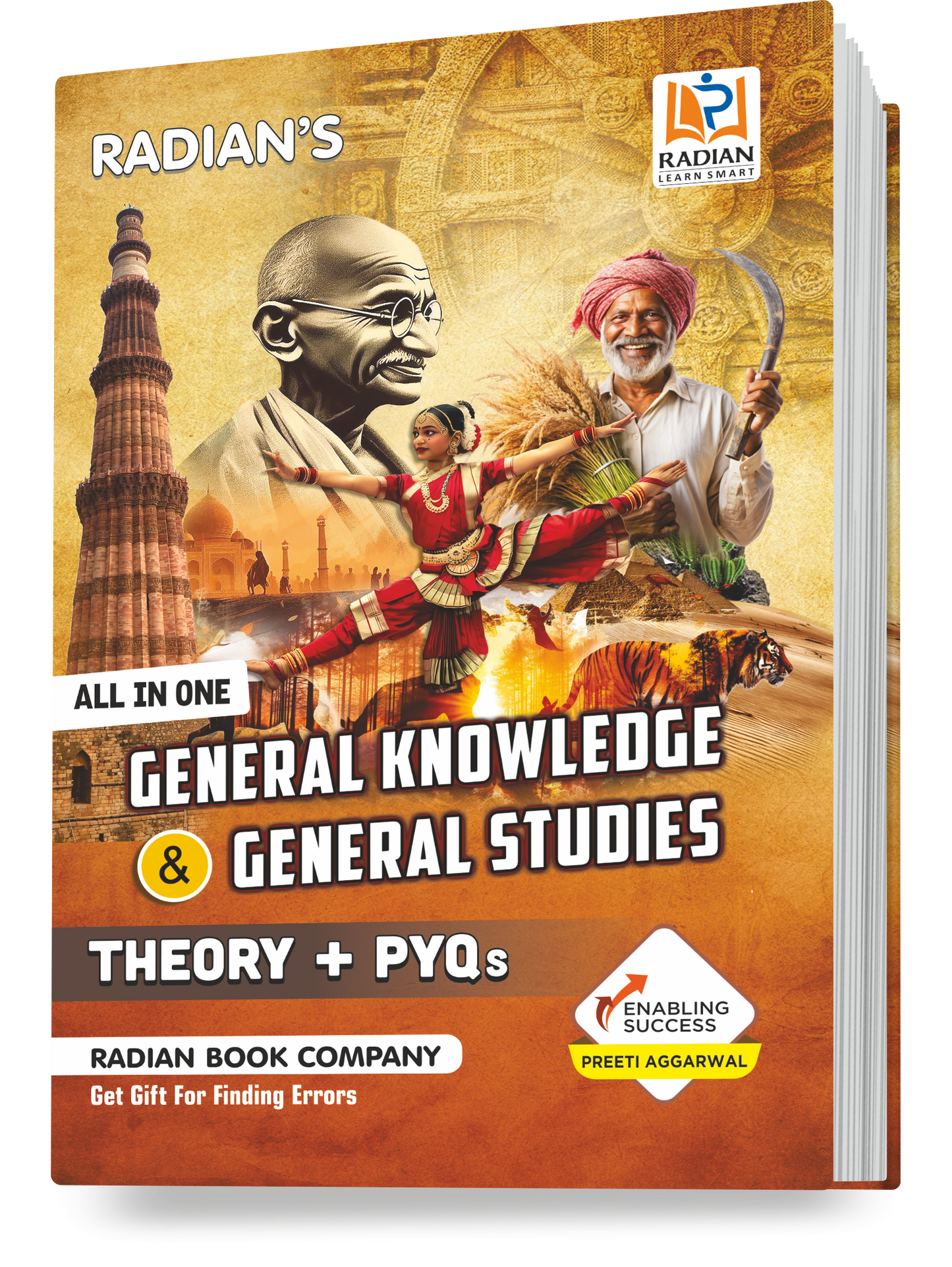 General Knowledge & General Studies (All in One) Theory + PYQs GK Book 2025 in English for All Competitive Exams