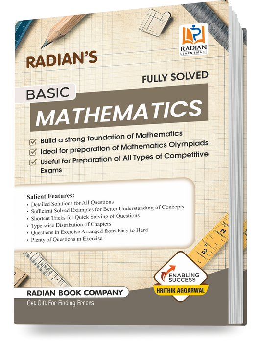 Basic Mathematics Guide Book for JNV, Sainik School (AISSEE), RMS, Class 5-8 and Other Entrance & Competitive Exams in English 2025 (Revised Edition)