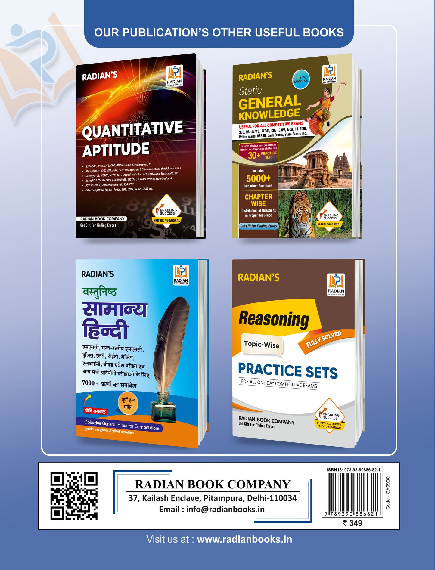 General Awareness for Competitions: Useful for SSC, Railways, AFCAT, CDS, CAPF, NDA, IB-ACIO, Police Exams, DSSSB, State Exams