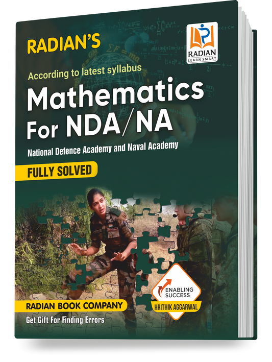 Mathematics for NDA/NA (National Defence Academy & Naval Academy) Fully Solved Guide Book for Entrance Exam 2023 in English