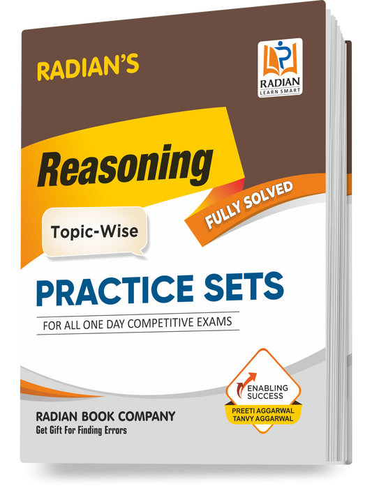 Reasoning Topic-Wise Practice Set Book For All One Day Competitive Exams (English Medium)