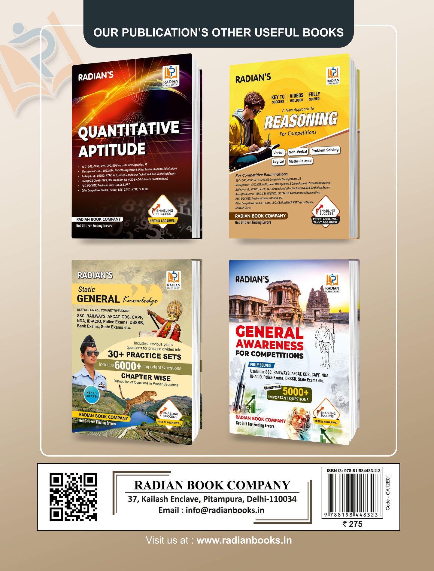 Static GK(General Knowledge) Theory + MCQ Book 2025 in English for Competitions with Latest PYQ